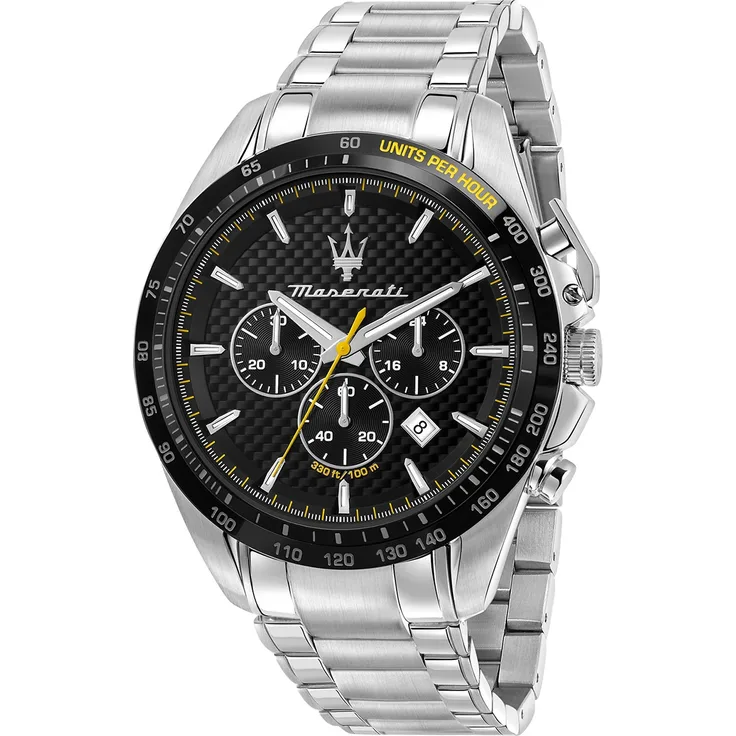 Maserati Herren Uhr Traguardo Chronograph Edelstahl silber UMAR8873612042