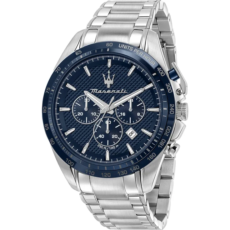 Maserati Herren Uhr Traguardo Chronograph Edelstahl silber UMAR8873612043