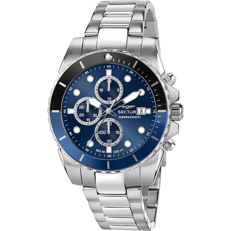 Sector R3273776003 Serie 450 Chronograph 43mm 10ATM