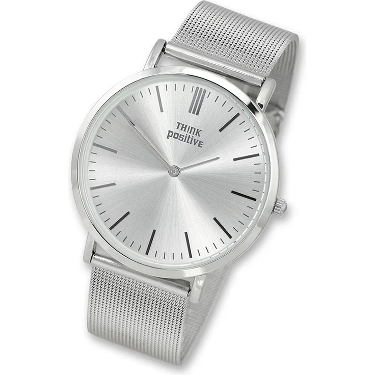Think positive Damen Uhr Classic Fashion Edelstahl Armbanduhr silber UTP5055J