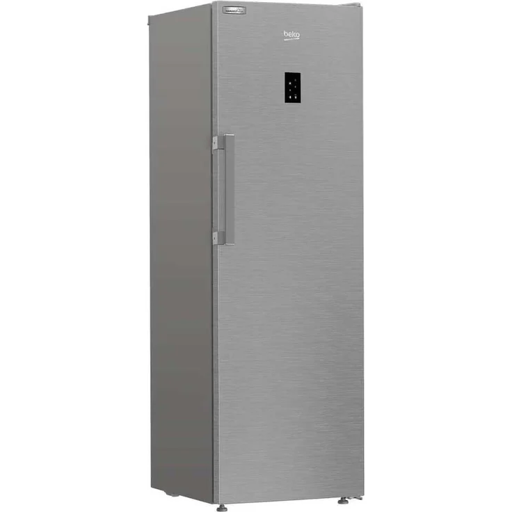 Beko B3RMLNE444HXB Kühlschrank, freistehend, edelstahl, Breite 60 cm, Energieklasse E – Bild 1