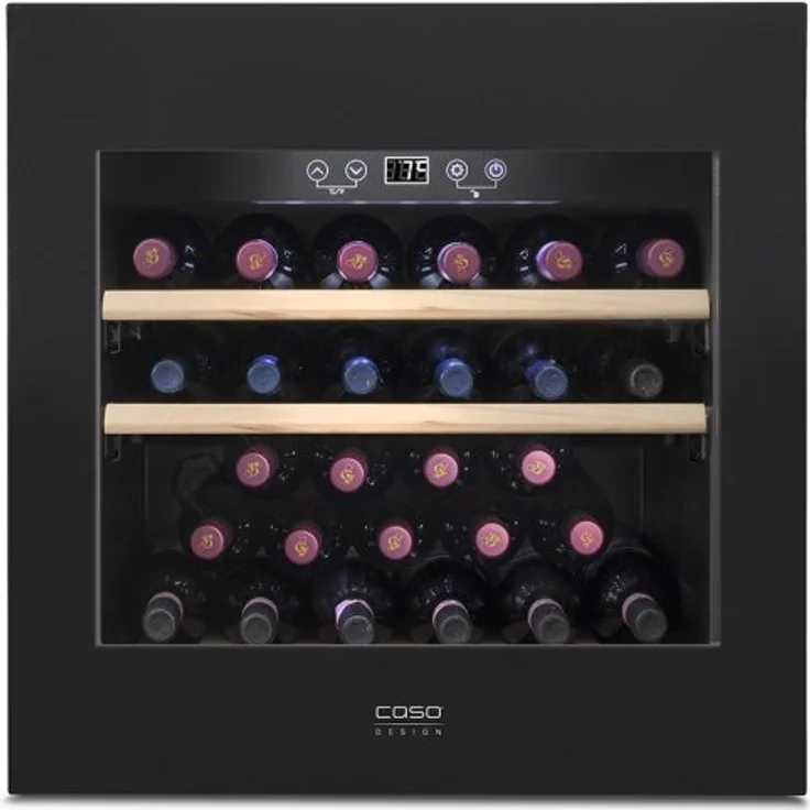 Caso 7711 Weinkühlschrank, WineDeluxe E 29, Einbau, 29 Flaschen, 1 Temperaturzone, Nischenhöhe 60 cm, Energieklasse G – Bild 1