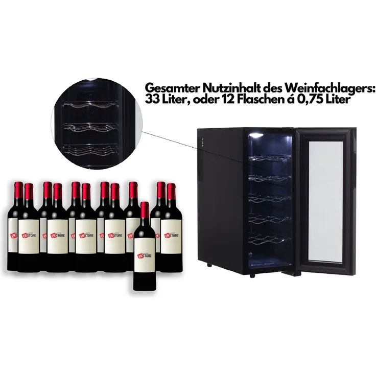 Zilan ZLN-4681 Gewerbe-Weinkühlschrank