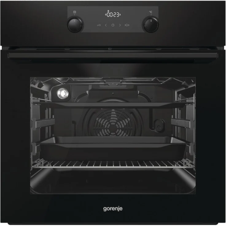 Gorenje BOS6737E13FBG Einbaubackofen, Einbaugerät, Energieeffizienzklasse A, Garraum 77 l, groß (ab 65 l), schwarz – Bild 1