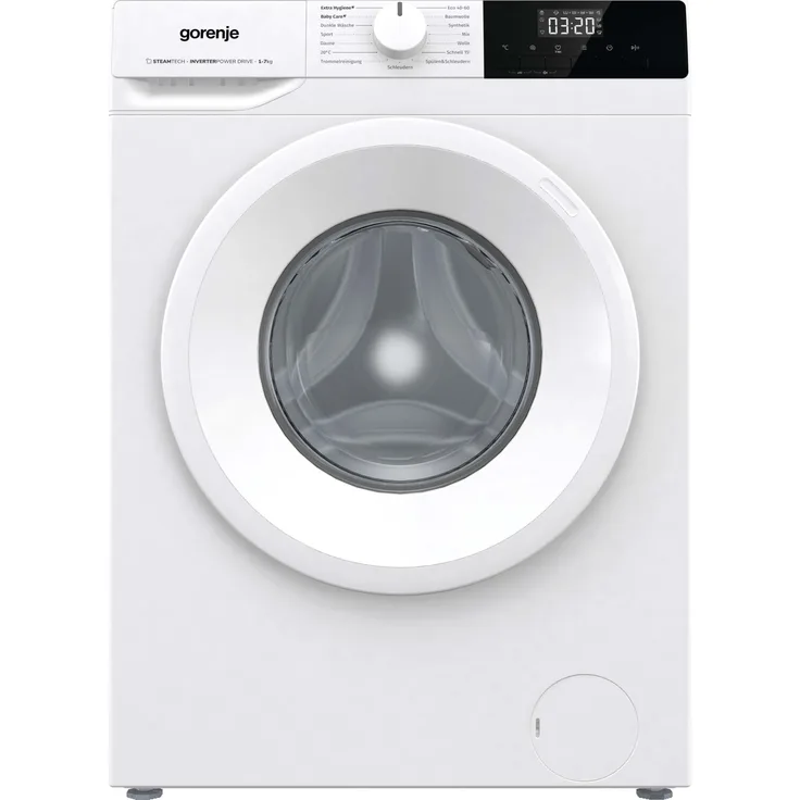 Gorenje WNHPI74SCPS/DE, Frontlader-Waschmaschine, C, Fassungsvermögen 7 kg, Standgerät, Breite 60 cm, weiß
