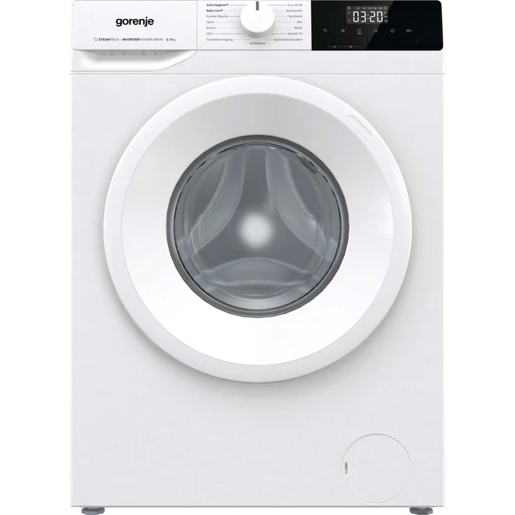 Gorenje WNHPI74SCPS/DE, Frontlader-Waschmaschine, C, Fassungsvermögen 7 kg, Standgerät, Breite 60 cm, weiß – Bild 1