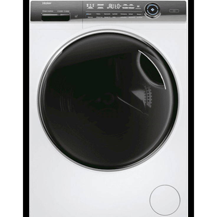 Haier HW100-BD14979U1, Frontlader-Waschmaschine, A, Fassungsvermögen 9 kg, Standgerät, Breite 60 cm, weiß – Bild 1