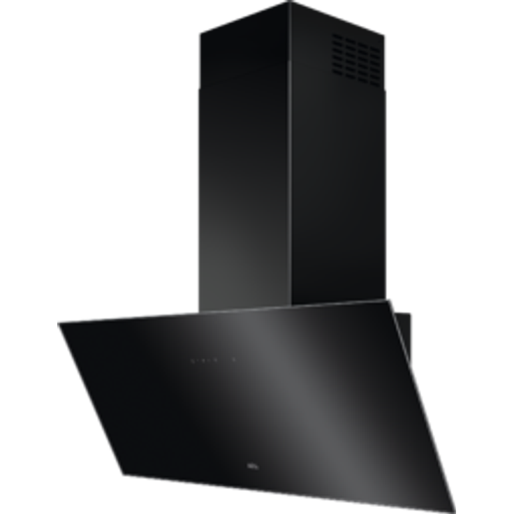 AEG DVK5961HB Kopffreihaube, Wandmontage, Energieeffizienzklasse A, Leistungsstufen 4, Breite 90 cm, schwarz