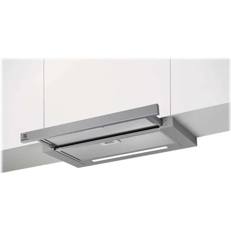 Electrolux LFP616X Unterbauhaube, Einbaugerät, Energieeffizienzklasse A, Leistungsstufen 3, Breite 60 cm, grau