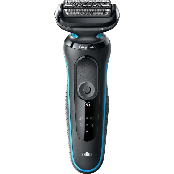 Braun Series 5 51-M4500cs Nass- und Trockenrasierer mit Ladestation und EasyClick Aufsatz, Mintgrün – Bild 1