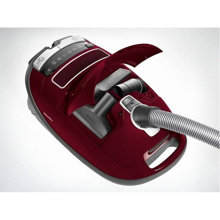Miele Complete C3 Active Powerline SGDF3 Bodenstaubsauger, mit Beutel, 890 Watt, Brombeerrot – Bild 3