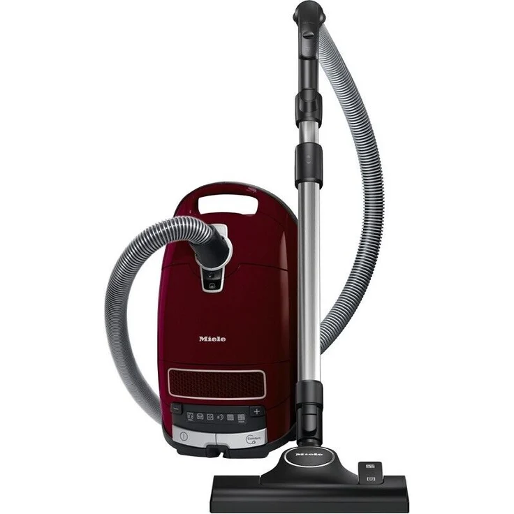 Miele Complete C3 Active Powerline SGDF3 Bodenstaubsauger, mit Beutel, 890 Watt, Brombeerrot – Bild 1
