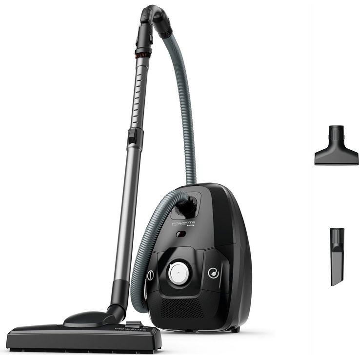 Rowenta RO6136 Green Force Max Silence Bodenstaubsauger, mit Beutel, 900 Watt, 12 m Aktionsradius, schwarz – Bild 1