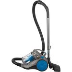 CLEANmaxx 7257 Zyklon-Bodenstaubsauger, beutellos, 800 Watt, blau-grau