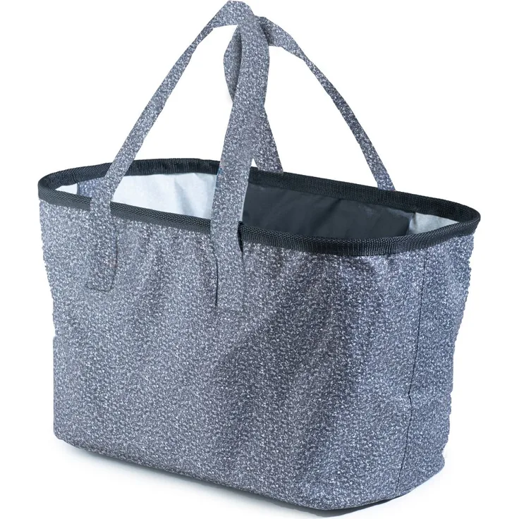 Einkaufstasche Falko light, schwarz, weiß