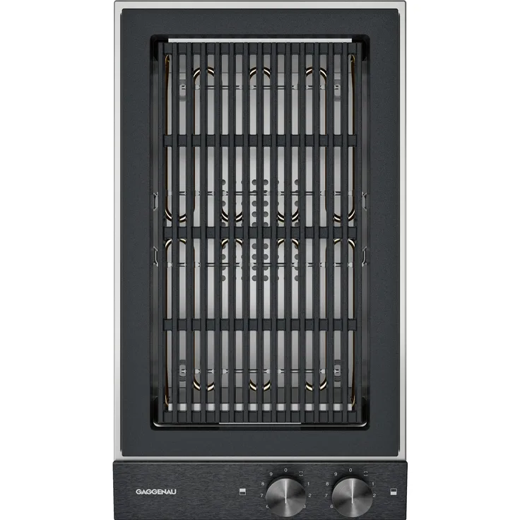 Gaggenau VR230120 Kochfeld, Serie 200, Elektro-Grill, Einbaugerät, Breite 28 cm, Anzahl der Kochstellen 1, schwarz
