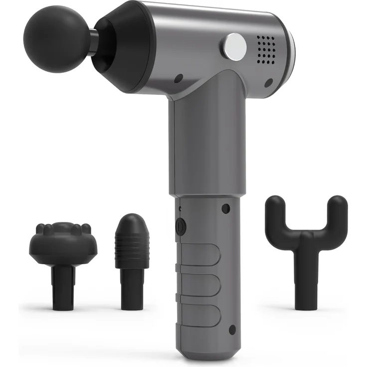 medisana MG 500 Pro Massagepistole mit 4 Massageköpfen und 3 leistungsstarken Vibrationsstufen Selbstmassage für Schulter, Brust, Rücken und weiteren Körperregionen mit Aufbewahrungstasche – Bild 1