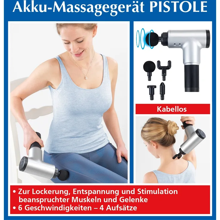 Akku Massagegerät 4in1