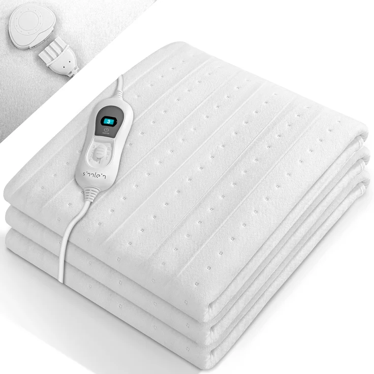 sinnlein Wärmeunterbett 150 x 80 cm elektrisch Heizdecke Abschaltautomatik Wärmedecke Wärmebett XXL – Bild 1