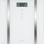 medisana BS 483 digitale Körperanalysewaage 180 kg, Personenwaage zur Messung von Körperfett, Körperwasser, Muskelmasse und Knochengewicht