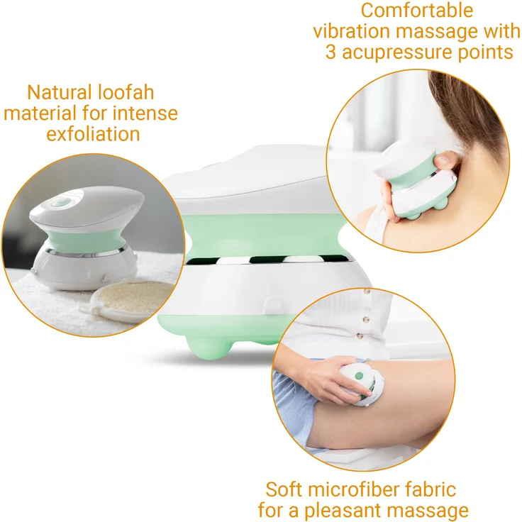 medisana HM 300 Mini-Handmassagegerät, elektrisches Vibrationsmassagegerät mit komfortabler Akupressur und Punktmassage – Bild 6