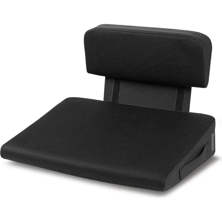 medisana OL 350 Keilkissen mit Wärmefunktion und Lendenwirbelstütze, 3 Temperaturstufen, Überhitzungsschutz, ergonomisches Wärmekissen zur Verbesserung der Sitzhaltung für Zuhause oder Büro – Bild 1