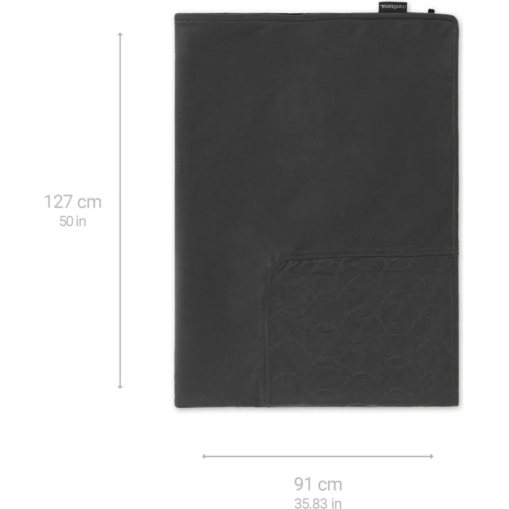 medisana OL 200 Wärmedecke kabellos mit Powerbank, perfekt für das Büro, mit Wärmespot in 3 Temperaturstufen für Schoß und Beine, Überhitzungsschutz, Abschaltautomatik – Bild 2