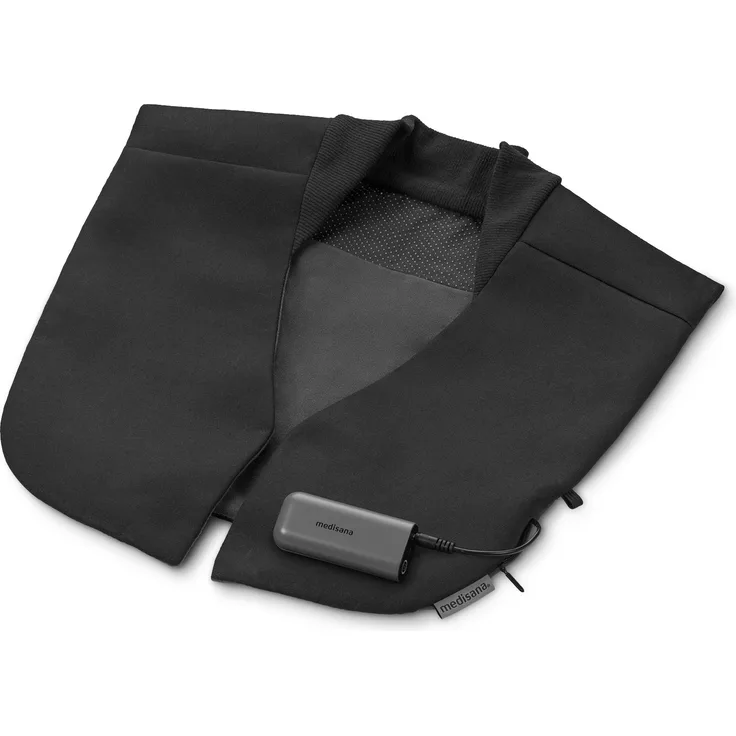 medisana OL 100 Wärmecape kabellos mit Powerbank im Business-Look für das Büro, 3 Temperaturstufen, Überhitzungsschutz, Abschaltautomatik