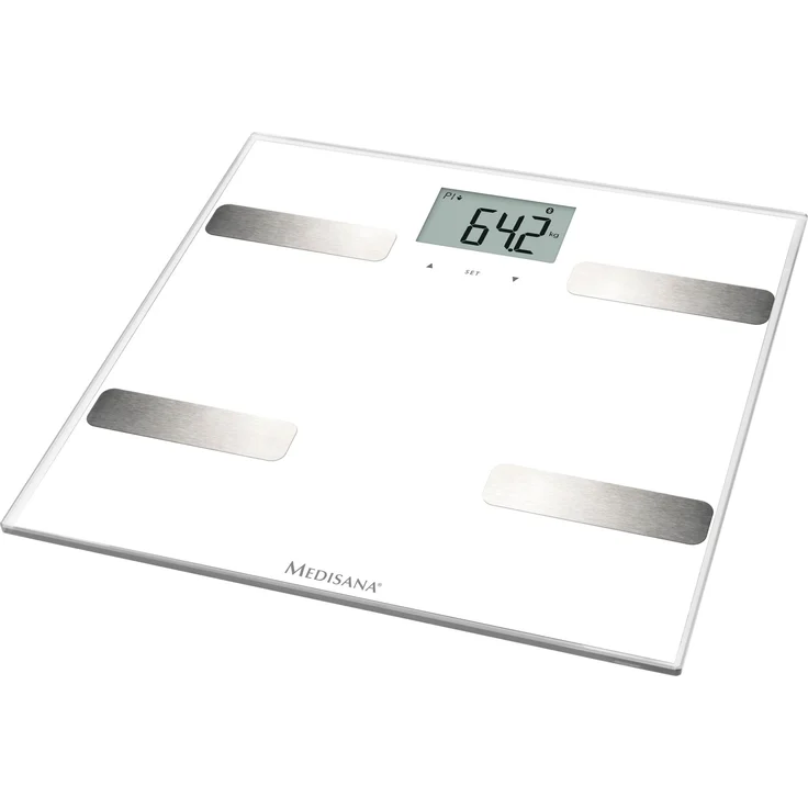 medisana BS A43 connect, digitale Körperanalysewaage bis 180kg, Personenwaage zur Messung von Körperfett, Körperwasser, Muskelmasse und Knochengewicht, Körperfettwaage mit Körperanalyse App – Bild 5
