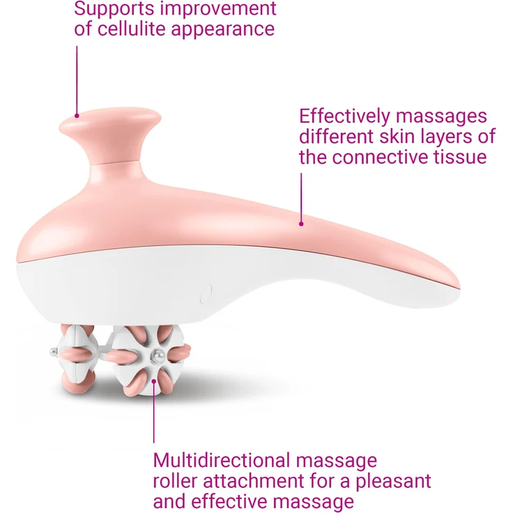 medisana AC 950 Cellulite Massagegerät für straffere Haut mit 3 Massageaufsätzen, Selbstmassage mit 3 rotierenden Massagerollen und 2 Massageintensitäten, kabellos mit Akku – Bild 5