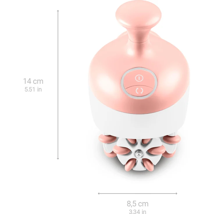 medisana AC 950 Cellulite Massagegerät für straffere Haut mit 3 Massageaufsätzen, Selbstmassage mit 3 rotierenden Massagerollen und 2 Massageintensitäten, kabellos mit Akku – Bild 2