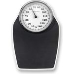 medisana PSD mechanische Personenwaage bis 150 kg, analog, Retrowaage im klassischem Design und großer Skala in frustfreier Verpackung und verstärkter Glasabdeckung
