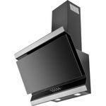 Sagoma HYPERION 900 Kopffreihaube, Randabsaugung, Abluft und Umluftbetrieb, Wandmontage, Energieeffizienzklasse C, Breite 90 cm, Leistungsstufen 4, schwarz