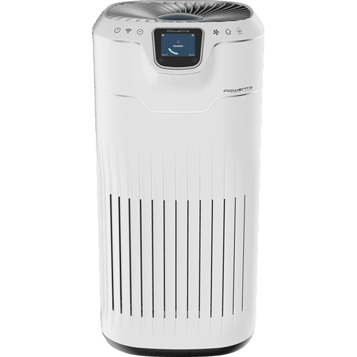 ROWENTA PU8080 Pure Home Luftreiniger Weiß 60 Watt, Raumgröße: 200 m², 4 Filterebenen 