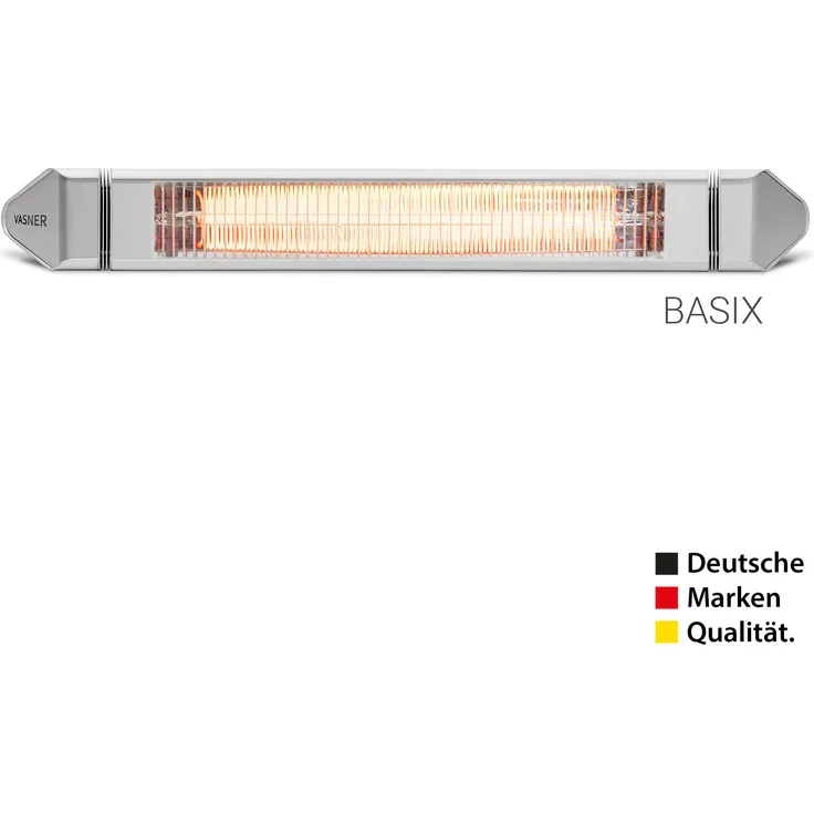 Vasner Teras 25 Basix Heizstrahler Stufe 2500 Silber 