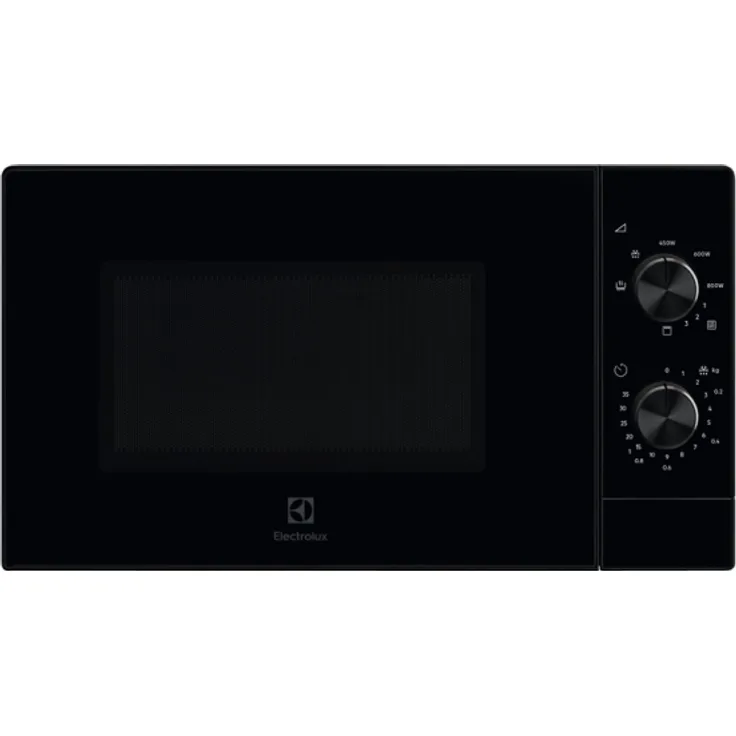 Electrolux EMZ421MMK Serie 300 Mikrowelle mit Grill, 21 Liter Garraum, 700 Watt, Timer 35 Min., inkl. Drehteller Ø 27 cm, schwarz