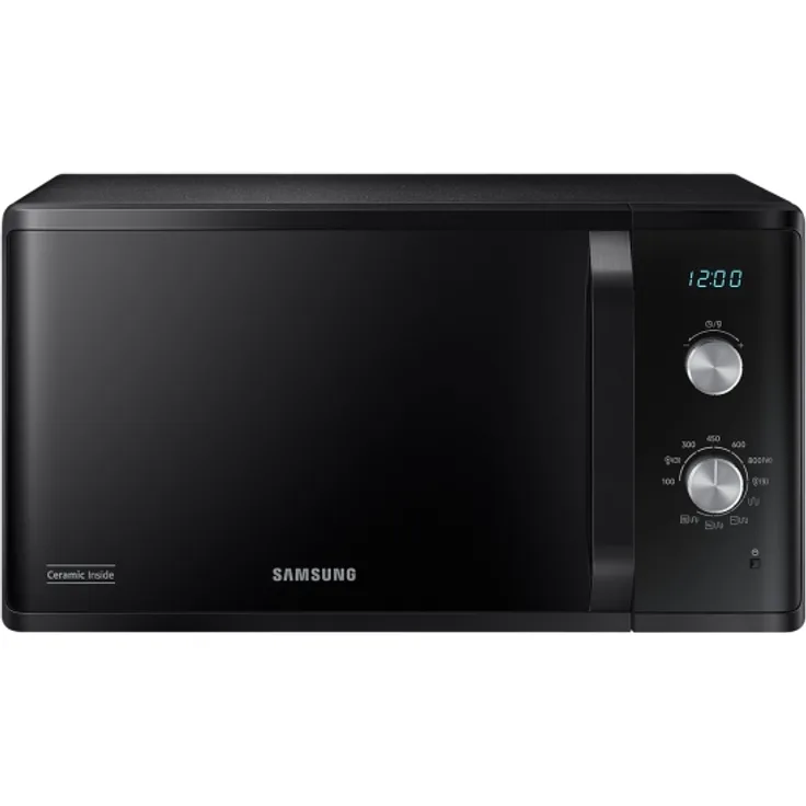 Samsung MG23K3614AK/BA Mikrowelle, 23 l Garraum, 800W, Standgerät, Drehregler, schwarz