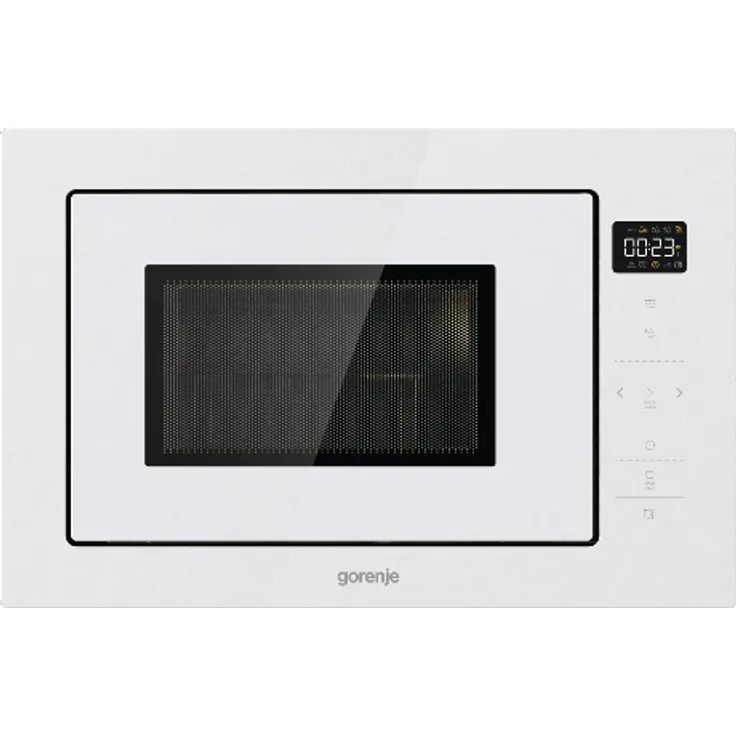 Gorenje BM251SG2WG Mikrowelle mit Grill, 25 l Garraum, 900 W, Einbaugerät, Touch, weiß