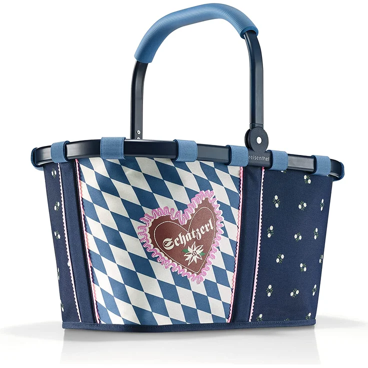 reisenthel carrybag, Einkaufskorb mit Henkel, Einkaufstasche 22 Liter, bavaria – Bild 1