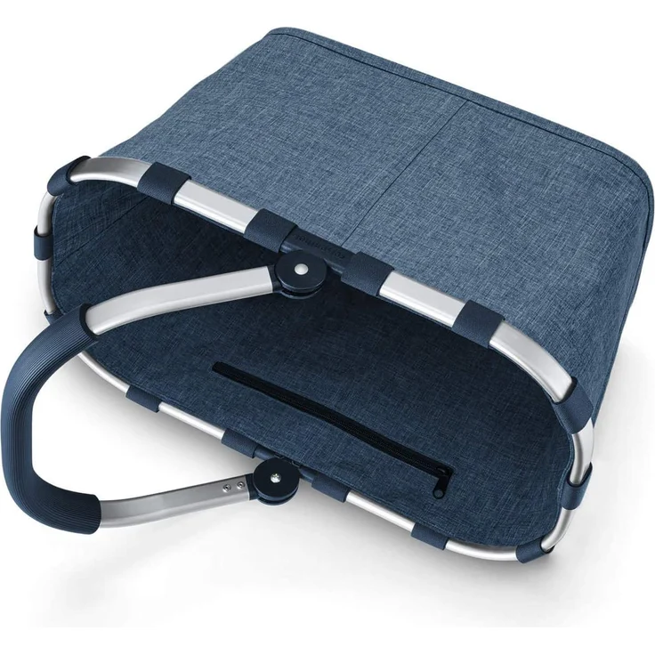 reisenthel carrybag, Einkaufskorb mit Henkel, Einkaufstasche 22 Liter, twist blue – Bild 4