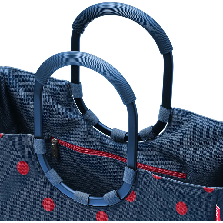 reisenthel loopshopper, Einkaufstasche L, mixed dots red – Bild 2