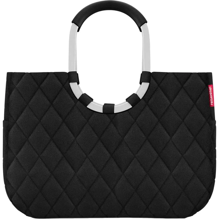 reisenthel loopshopper, Einkaufstasche L, rhombus black – Bild 1