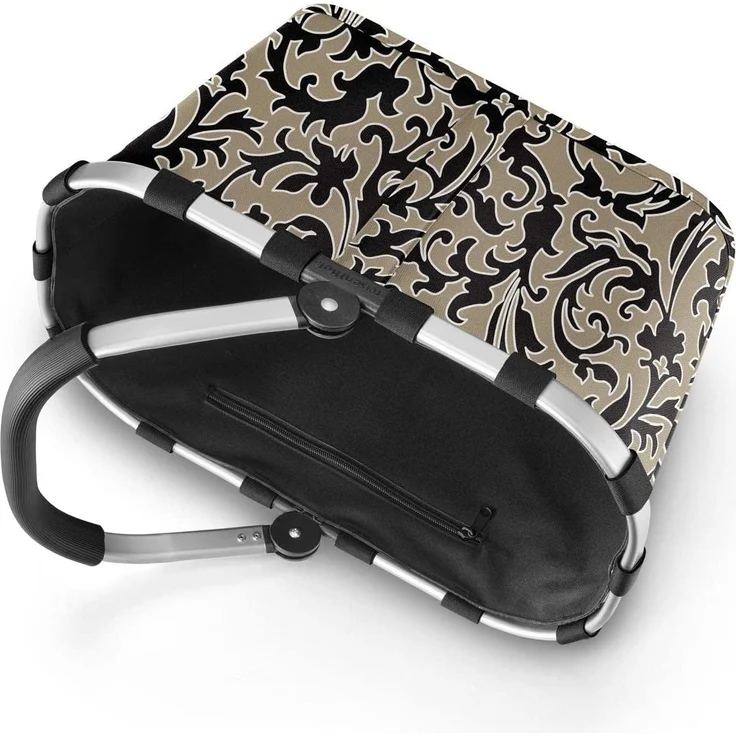 reisenthel carrybag, Einkaufskorb mit Henkel, Einkaufstasche 22 Liter, baroque marble – Bild 2