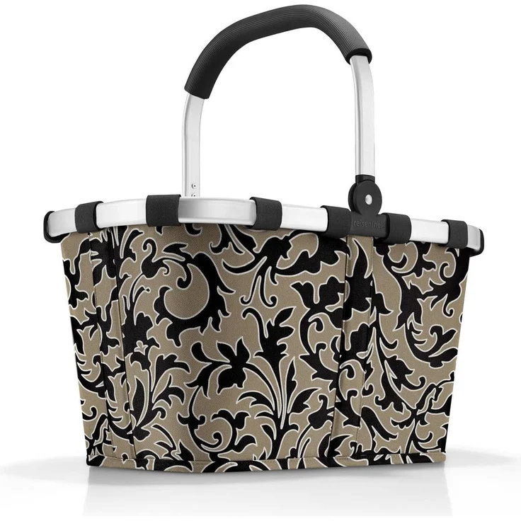 reisenthel carrybag, Einkaufskorb mit Henkel, Einkaufstasche 22 Liter, baroque marble – Bild 1