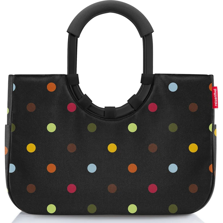 reisenthel loopshopper, Einkaufstasche M, black dots – Bild 5
