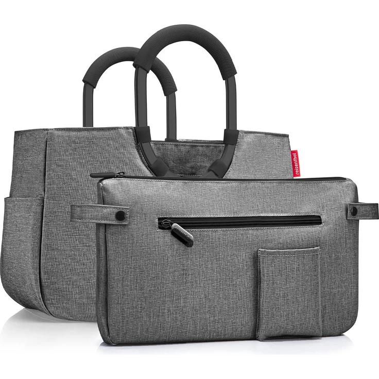 reisenthel loopshopper, Einkaufstasche M, twist silver – Bild 1