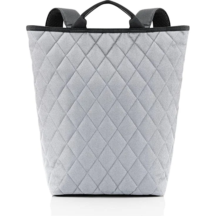reisenthel Shopper Backpack, Rucksack, rhombus light grey