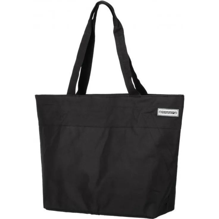 anndora Shopper, 17 Liter Schultertasche, Einkaufstasche, schwarz