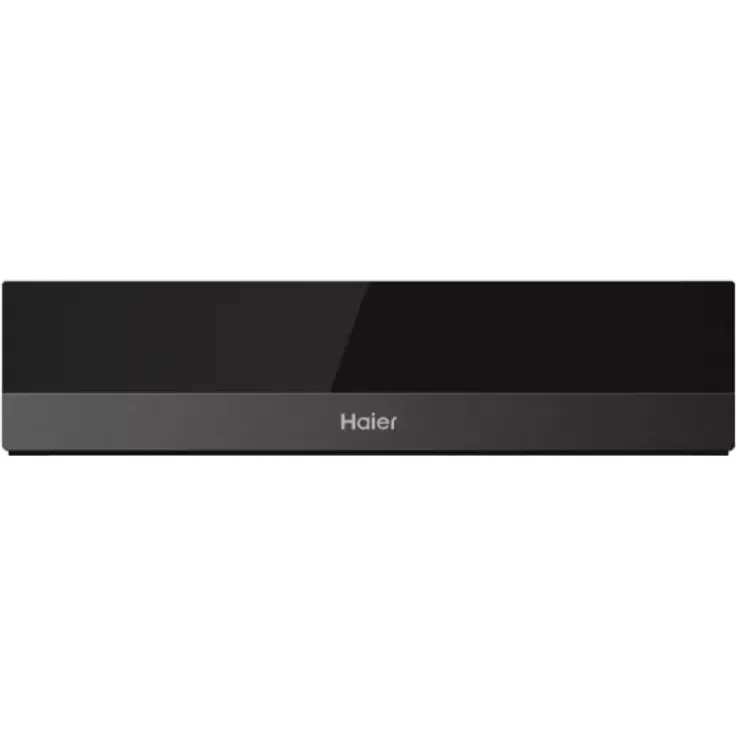 Haier HWO15NWD6XB1 Einbau-Warmhalteschublade, Nische 14 cm, Push-Pull Bedienung, Volumen 20l, Temperaturbereich 30-70°C, edelstahl, schwarz