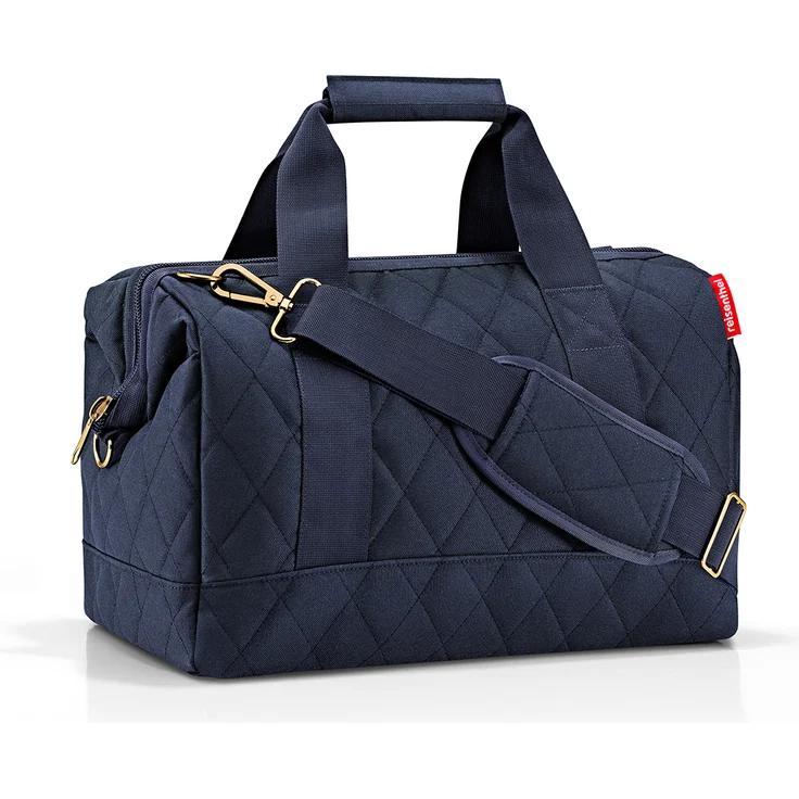 reisenthel allrounder M, Reisetasche Sporttasche Weekender 18L, rhombus midnight gold – Bild 1